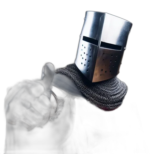 weapon, staff, shoes, hat, photorealistic, 3d render, concept art, knight transparent PNG cut-out