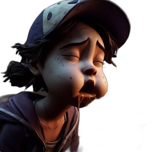 face, photorealistic, concept art, 3d render, cartoon, animated, figure, resembling transparent PNG cut-out