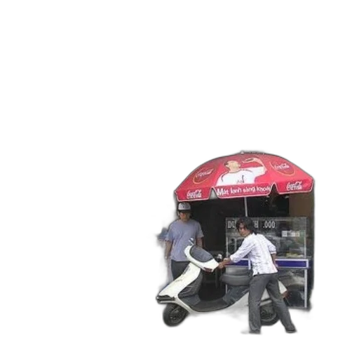 umbrella, staff, furniture, robot, 3d render, concept art, photorealistic, rain transparent PNG cut-out