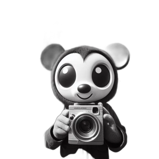 animal, robot, creature, staff, photorealistic, 3d render, concept art, cartoon transparent PNG cut-out