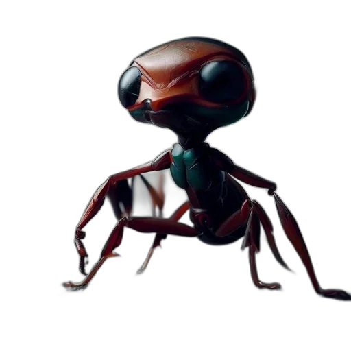 creature, animal, robot, staff, concept art, 3d render, pixel art, photorealistic transparent PNG cut-out