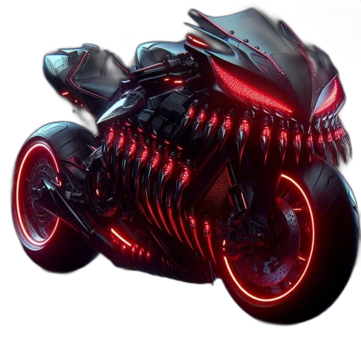 car, weapon, robot, shoes, 3d render, concept art, cyberpunk, photorealistic transparent PNG cut-out
