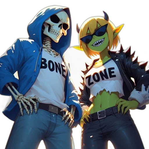 jacket, concept art, comic book art, pixel art, neon lights, monochrome, two, characters transparent PNG cut-out