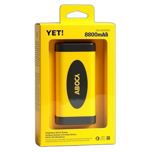 yellow, packaging, box, clear, plastic, window, containing, black transparent PNG cut-out