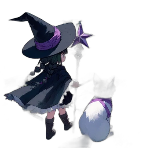 hat, staff, mask, creature, concept art, pixel art, fantasy art, 3d render transparent PNG cut-out