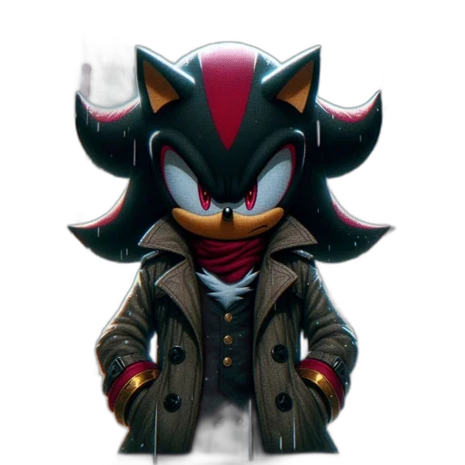 jacket, mask, animal, creature, concept art, 3d render, pixel art, comic book art transparent PNG cut-out