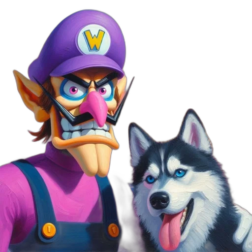 mask, animal, face, creature, concept art, 3d render, vaporwave, pixel art transparent PNG cut-out
