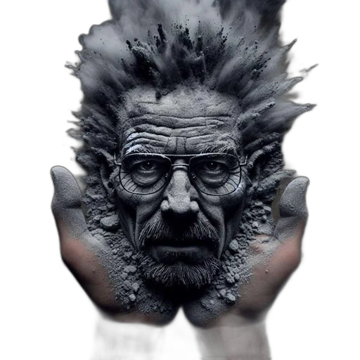 face, mask, creature, hair, 3d render, photorealistic, concept art, fantasy art transparent PNG cut-out