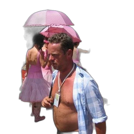 umbrella, hat, dress, photorealistic, vaporwave, rain, beach, underwater transparent PNG cut-out