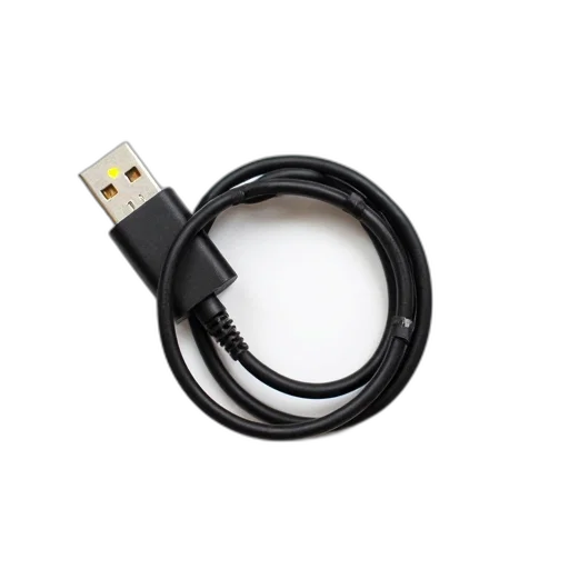 jewelry, black, usb, cable, connector, yellow, led, indicator transparent PNG cut-out