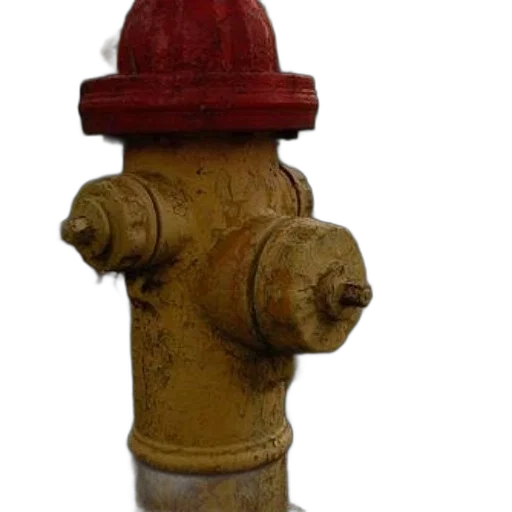 staff, crown, bottle, hat, 3d render, photorealistic, weathered, yellow transparent PNG cut-out