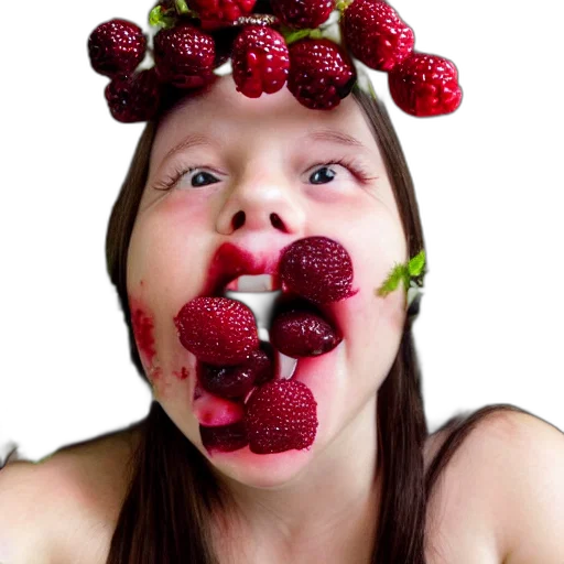 food, face, crown, mask transparent PNG cut-out