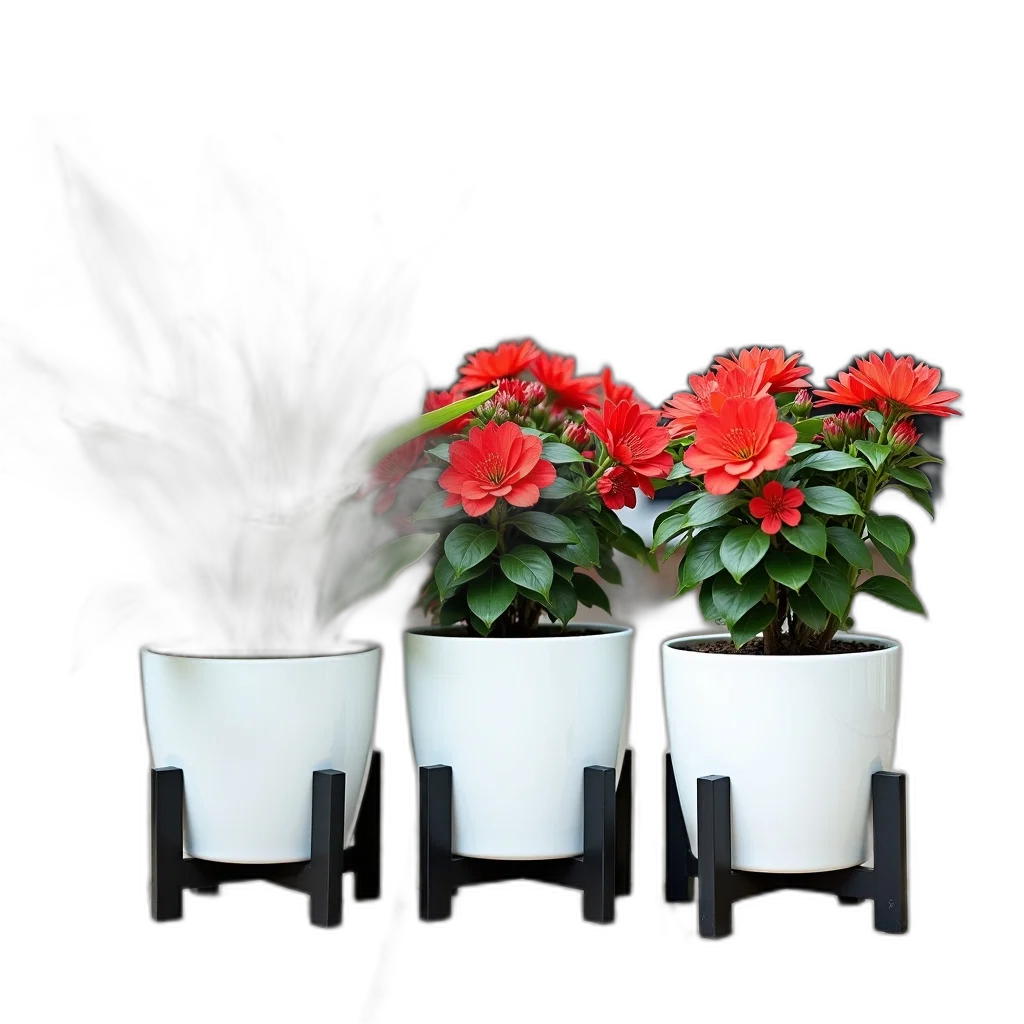flower, furniture, crown, 3d render, photorealistic, red, monochrome, three transparent PNG cut-out