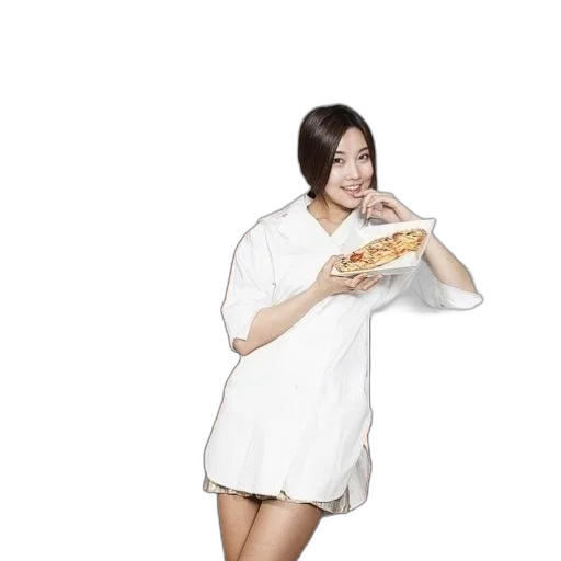 food, dress, woman, white transparent PNG cut-out