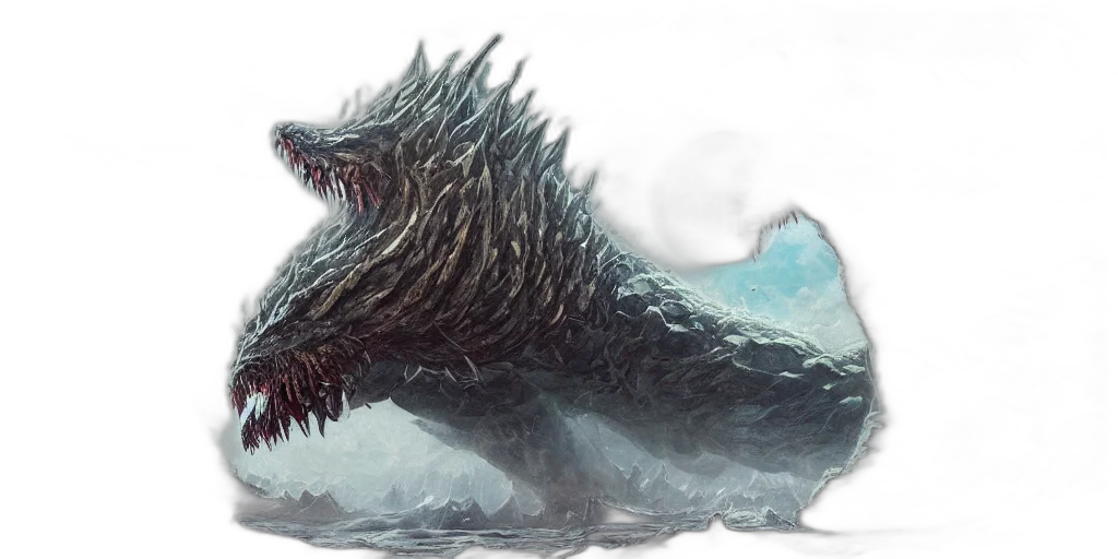 dragon, creature, animal, concept art transparent PNG cut-out