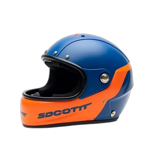 hat, blue, orange, helmet, word, scott, written, displayed transparent PNG cut-out