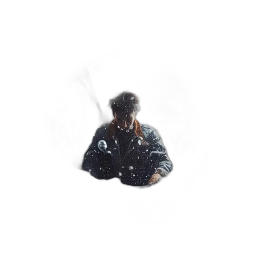 jacket, umbrella, dragon, sword, 3d render, concept art, pixel art, photorealistic transparent PNG cut-out