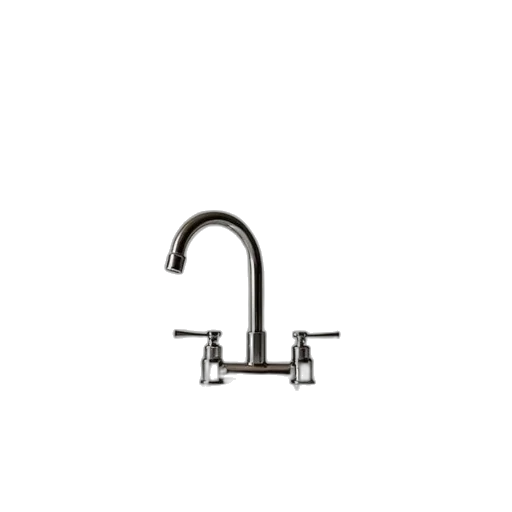 two, handle, centers, sink transparent PNG cut-out