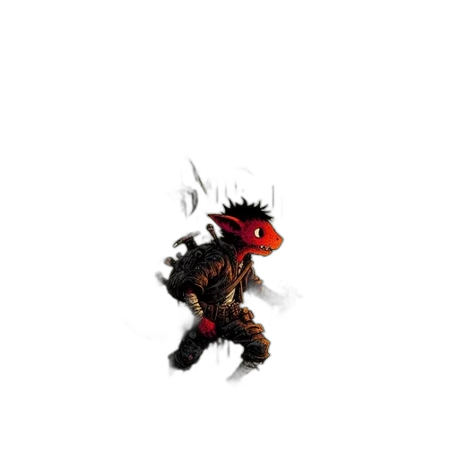 creature, dragon, animal, staff, concept art, 3d render, pixel art, fantasy art transparent PNG cut-out