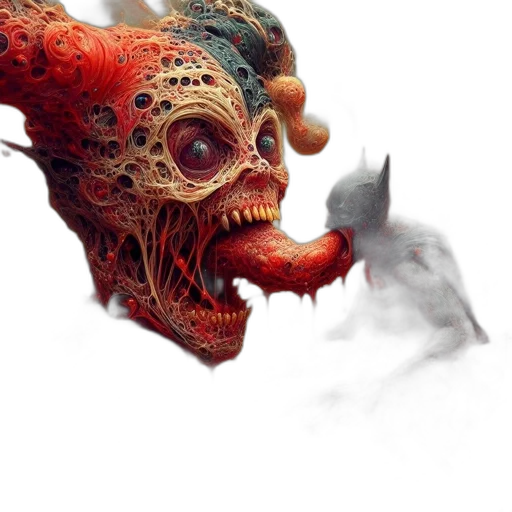 mask, creature, dragon, face, concept art, 3d render, fantasy art, photorealistic transparent PNG cut-out
