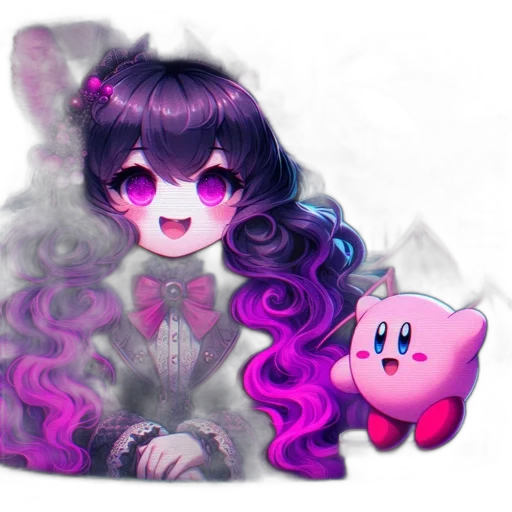 mask, creature, hair, animal, pixel art, anime, concept art, fantasy art transparent PNG cut-out