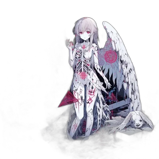 weapon, sword, dragon, dress, concept art, pixel art, fantasy art, anime transparent PNG cut-out