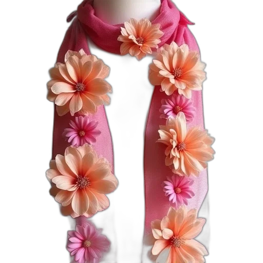 dress, flower, jewelry, photorealistic, meters, roll, silk, sash transparent PNG cut-out