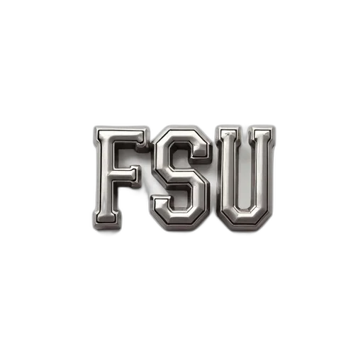 staff, furniture, jewelry, silver, pin, initials, fsu, white transparent PNG cut-out