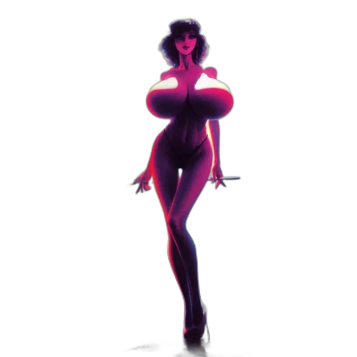dress, creature, staff, concept art, pixel art, 3d render, fantasy art, neon lights transparent PNG cut-out