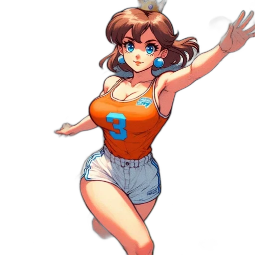 dress, robot, staff, anime, pixel art, concept art, vaporwave, blue transparent PNG cut-out