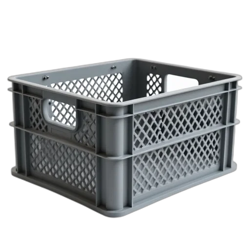 furniture, crown, 3d render, grey, plastic, crate, large, side transparent PNG cut-out
