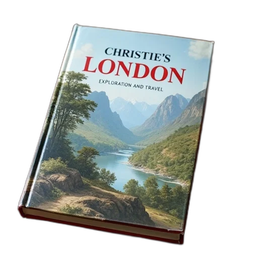 book, titled, christie, london, exploration, travel, lying, wooden transparent PNG cut-out