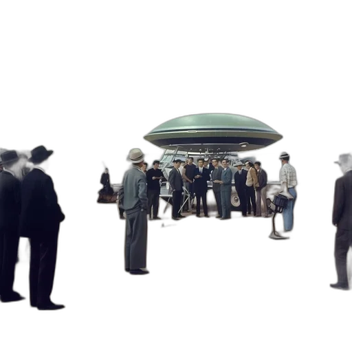 staff, umbrella, robot, concept art, 3d render, photorealistic, city street, outer space transparent PNG cut-out