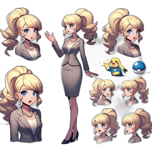 dress, staff, pixel art, concept art, anime, cartoon, blue, monochrome transparent PNG cut-out
