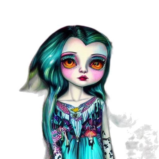 fantasy art, concept art, cartoon, pixel art, blue, green, pastel, dark transparent PNG cut-out