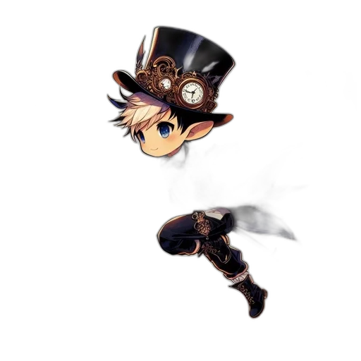 staff, hat, weapon, mask, concept art, anime, fantasy art, pixel art transparent PNG cut-out