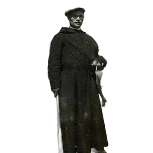 staff, jacket, hat, face, concept art, black, white, photo transparent PNG cut-out