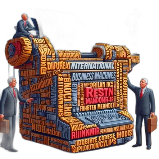 weapon, typewriter, comprised, words, phrases, interacted, several, businessmen transparent PNG cut-out