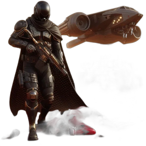 weapon, sword, concept art, fantasy art, photorealistic, 3d render, dark, earth tones transparent PNG cut-out