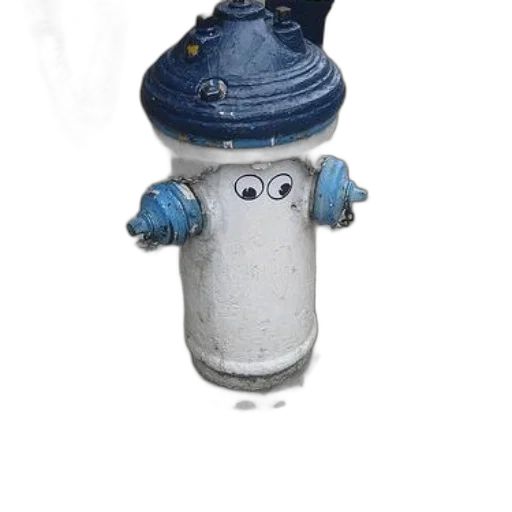 bottle, robot, staff, hat transparent PNG cut-out