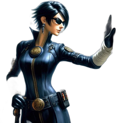 jacket, staff, concept art, comic book art transparent PNG cut-out