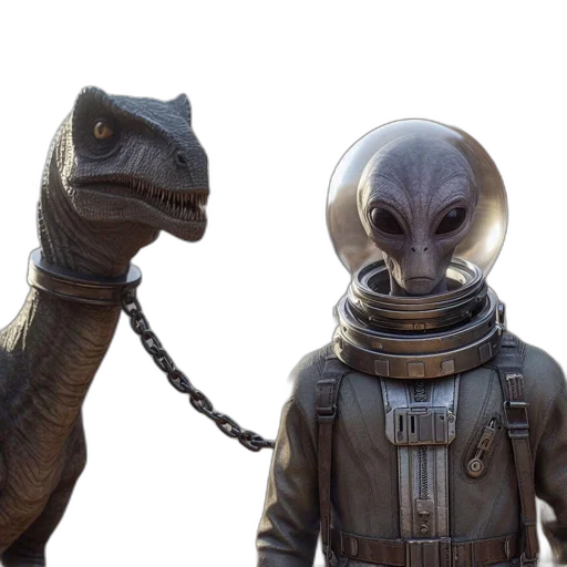 creature, dragon, staff, mask, concept art, 3d render, outer space, canyon transparent PNG cut-out