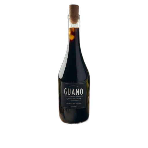 bottle, 3d render, antique, scene, features, guano, labeled, amid transparent PNG cut-out