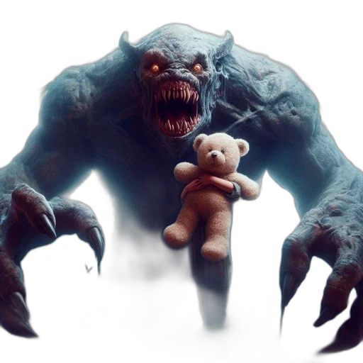 creature, animal, concept art, 3d render, photorealistic, fantasy art, enormous, ominous transparent PNG cut-out