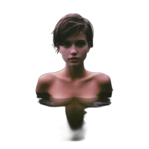 face, dress, creature, mask, photorealistic, concept art, 3d render, pixel art transparent PNG cut-out