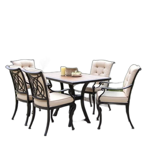 furniture, 3d render, top, five transparent PNG cut-out
