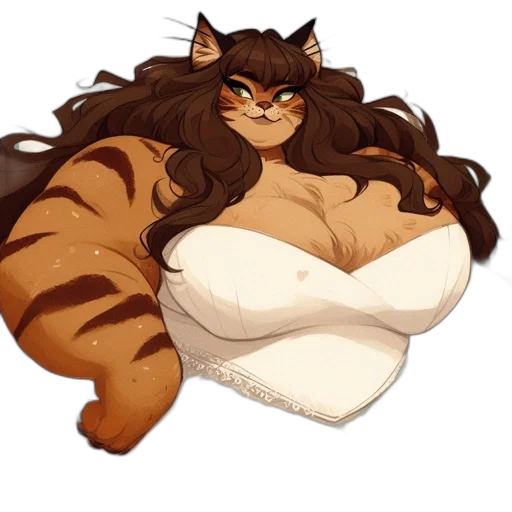 concept art, watercolor, fantasy art, pixel art, anthropomorphic, tiger, character, stands transparent PNG cut-out