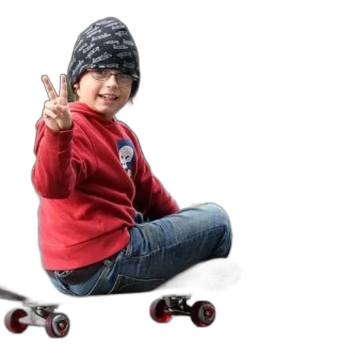 photorealistic, 3d render, young, child, wearing, red, hoodie, black transparent PNG cut-out
