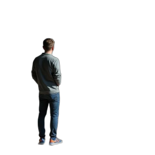 jacket, staff, shoes, robot, 3d render, concept art, photorealistic, pixel art transparent PNG cut-out