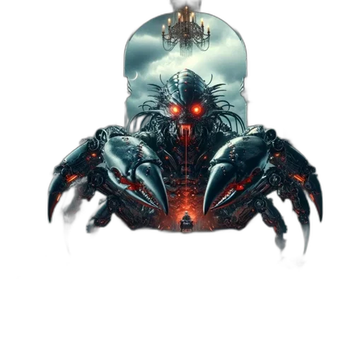 creature, mask, crown, dragon, concept art, fantasy art, pixel art, comic book art transparent PNG cut-out